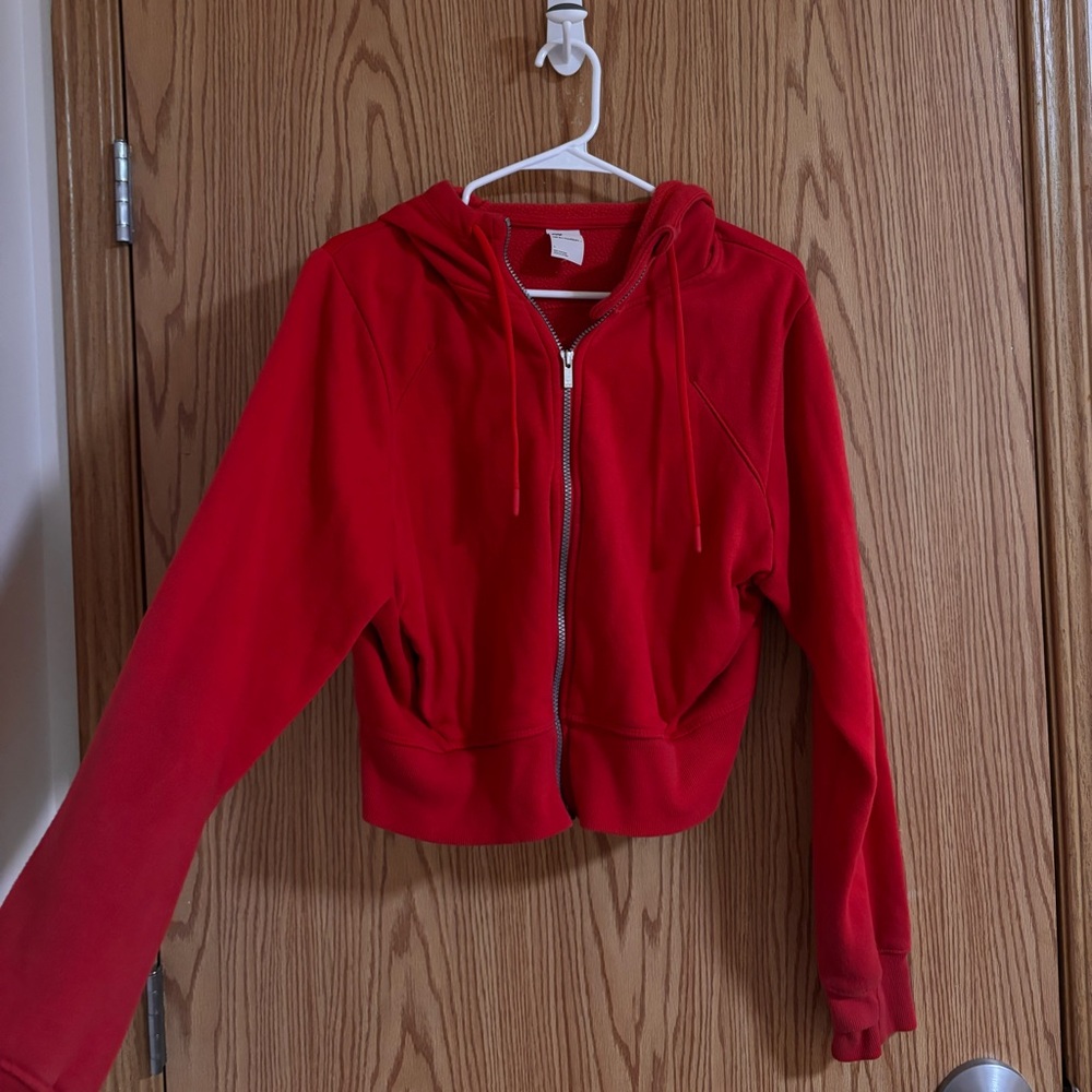 Red Zip Up
